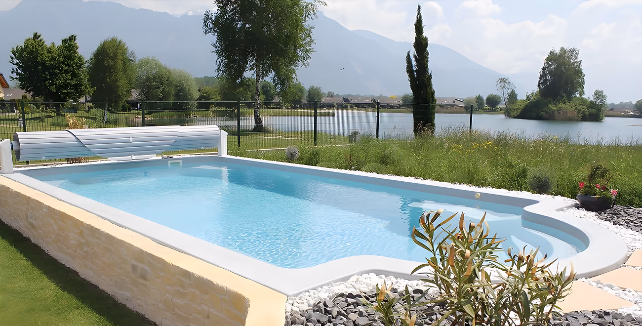 A Freedom Pools Grecian swimming pool