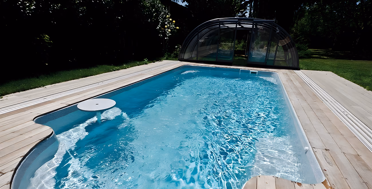 A Freedom Pools Grecian swimming pool